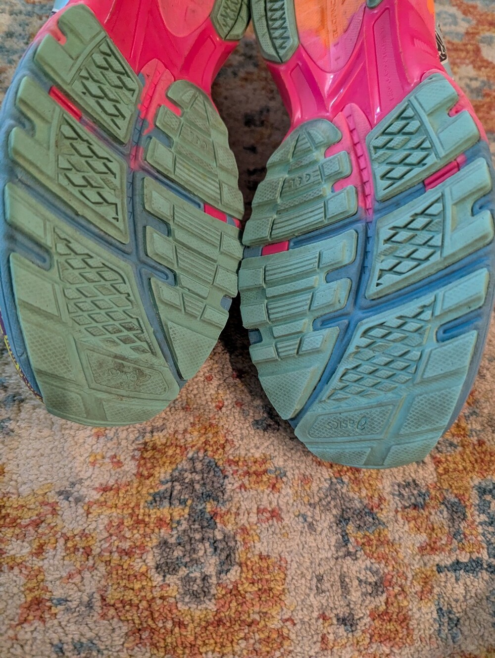 Asics Gel Noosa Tri 9 Women's 9.5 Bright Colorful Triathlon Running Shoe - Picture 14 of 14